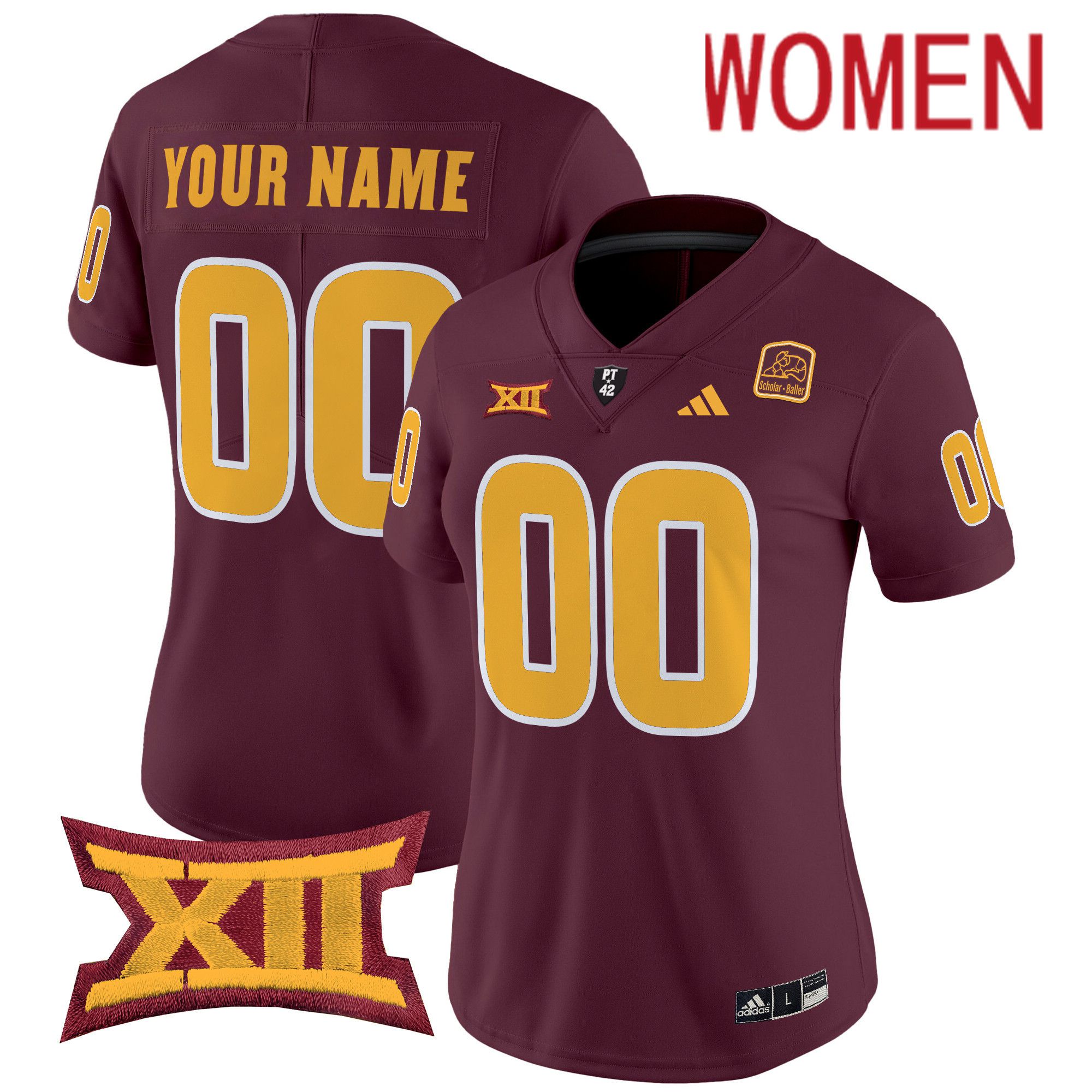 Women Arizona State Sun Devils Red 2024 Vapor Limited Custom NCAA Jersey